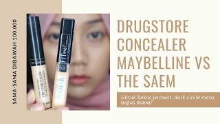 Nars Radiant Creamy Concealer vs Maybelline Fit Me Concealer - TrinaDuhra