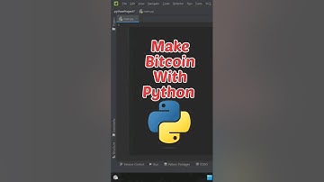 MAKE BITCOIN with python #youtube #python #video