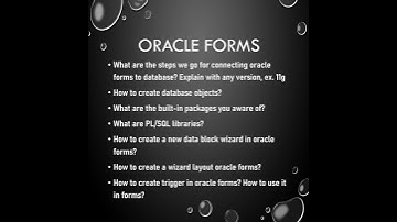 CitiBank Oracle Forms and Reports Interview Questions for 3 to 10 years experienced #oracle #forms