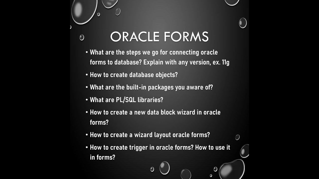 Citibank oracle forms and reports interview questions for 3 to 10 years