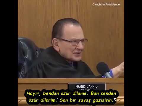 Savaş Gazisi, Hakim Karşısına Çıkıyor. Frank Caprio - Türkçe Alt Yazılı