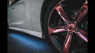 TECKWRAP ROSE GOLD RIM WRAP & DIODE DYNAMICS LED UNDERGLOW INSTALL | DODGE CHARGER