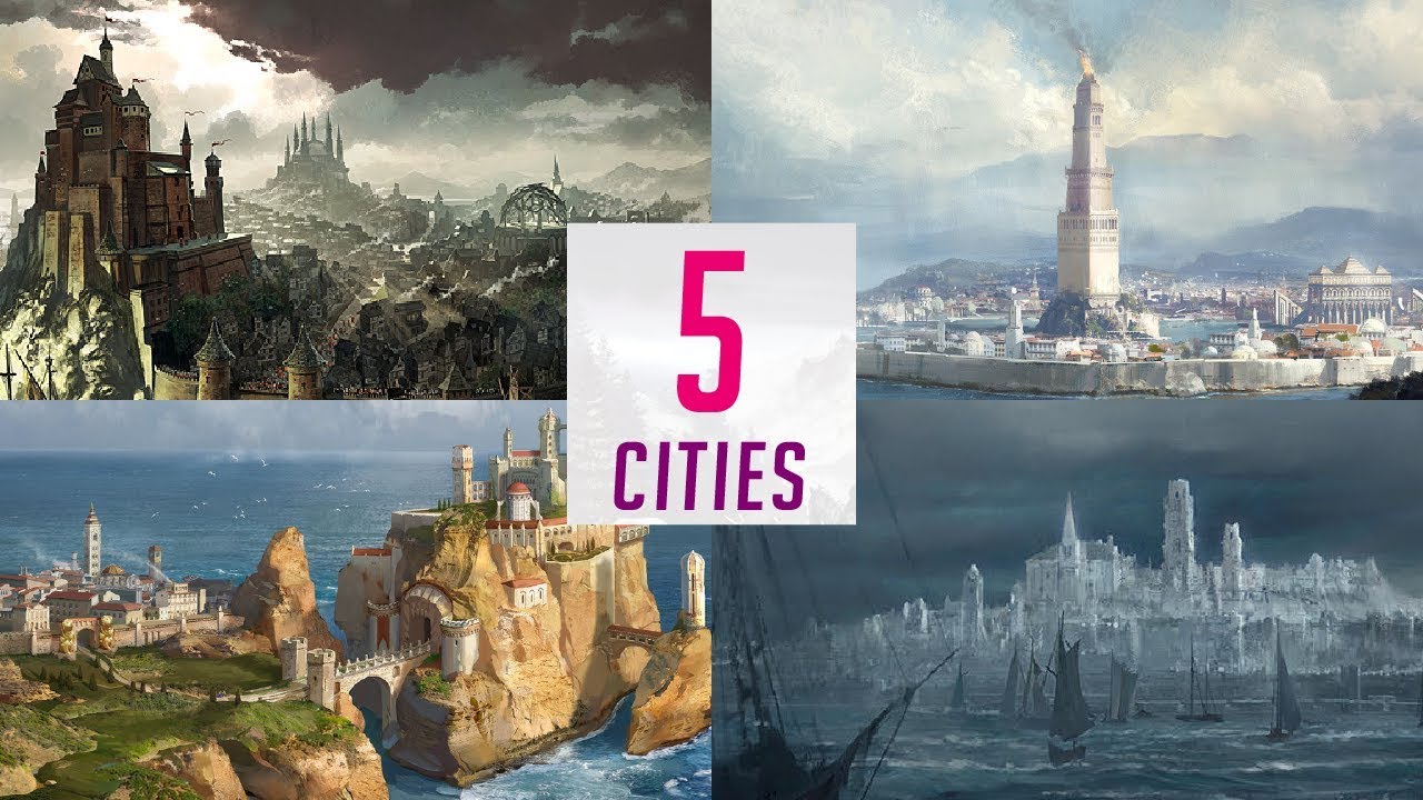 5 Cities Of Westeros Map Detailed Game Of Thrones Youtube