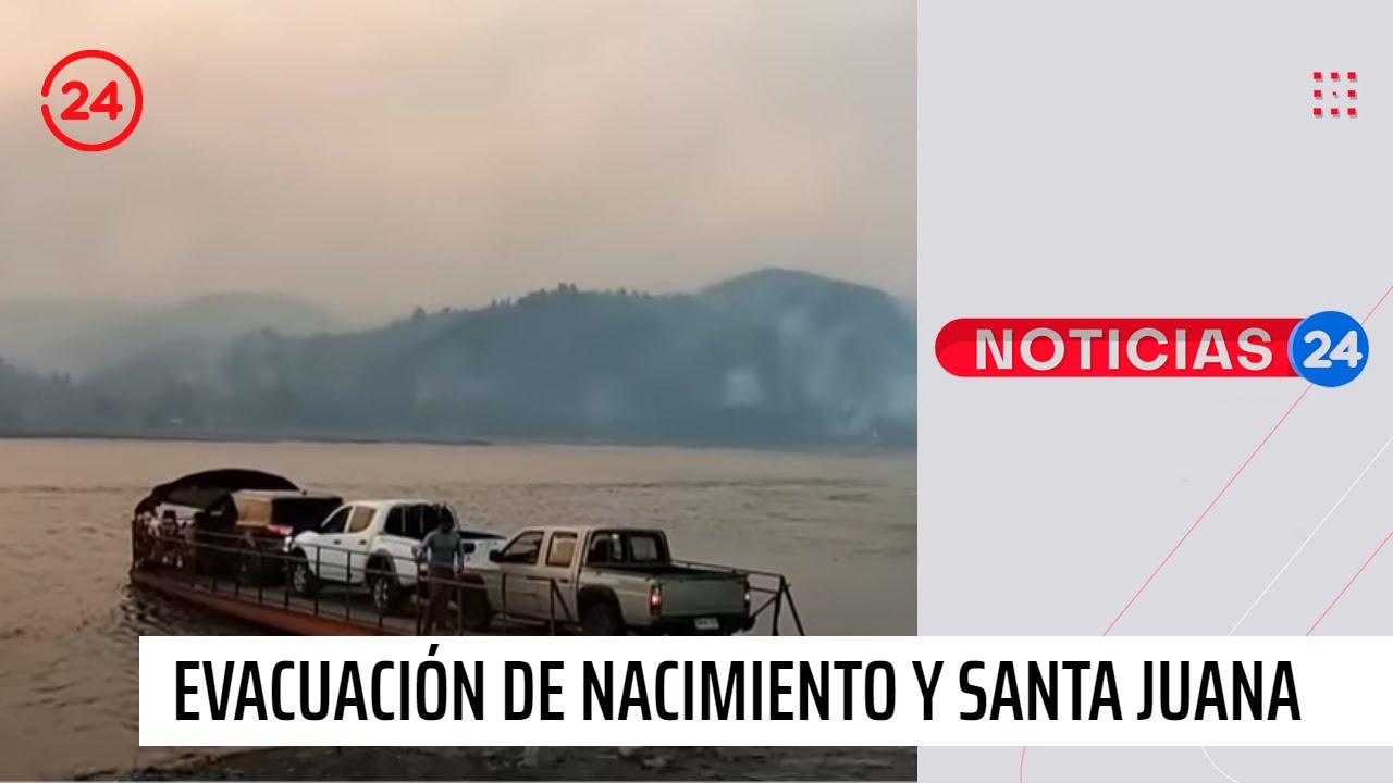 Ordenan evacuar sectores de Santa Juana y Lumaco por incendios | 24 Horas TVN Chile