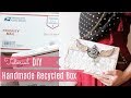 DIY Clutch Purse Bag from a Postal Waste box | Aola DIY | Super Easy