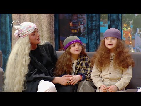 მეგი გოგიტიძე შვილებთან ერთად სტუმრად ღამის შოუში