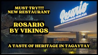 #newrestaurant Rosario by Vikings : A Taste of Heritage in #tagaytay | #GabsmashTV
