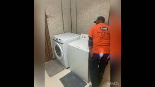 Laundry room into bathroom