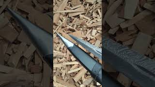#customknife #medievalblacksmith #craft #welding #sawblade #edc #handmade #blade #welder #trending