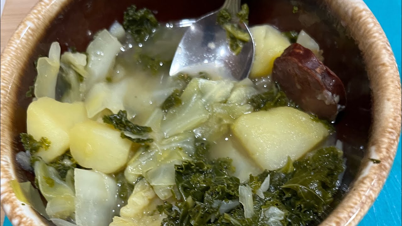 Portagee kale chorico soup   old world Caldo Verdi