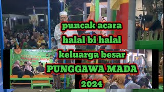 acara halal bi halal keluarga besar PUNGGAWA MADA...2024