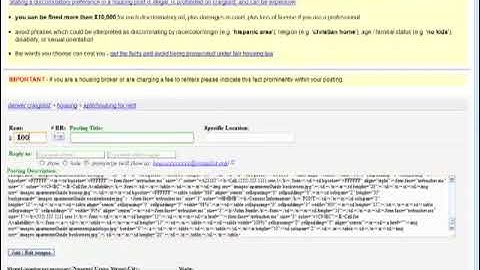 How to post to craigslist. ApartmentGuide.com