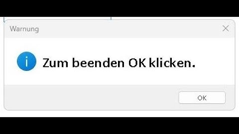 CATIA V5 DE H01 / Deutsch / Abstürze verhindern, Zum beenden OK klicken, Click OK to terminate