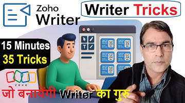Zoho Writer 35 tricks in hindi | Magical secrets, tips and tricks of Zoho Writer you don