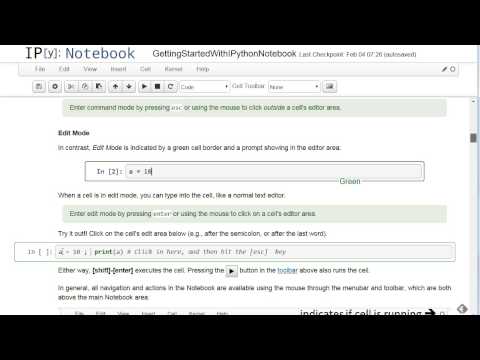 IPython Notebook Overview