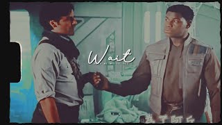 ►finn & poe || hold me while you wait.