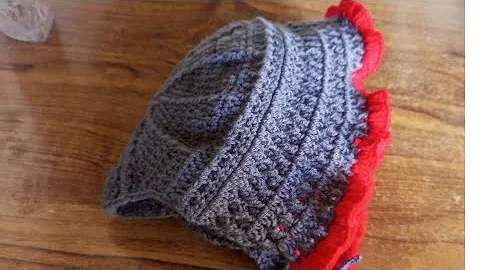 BEAMIE CROCHET: Ribbed Beanie in 6 Sizes! Baby,Child, and Adult sizes, pattern