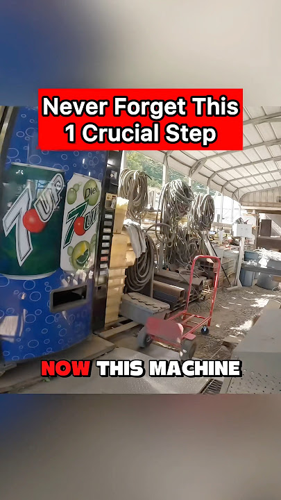 Do This Before Leaving A Vending Machine Location #vendingmachinebusiness