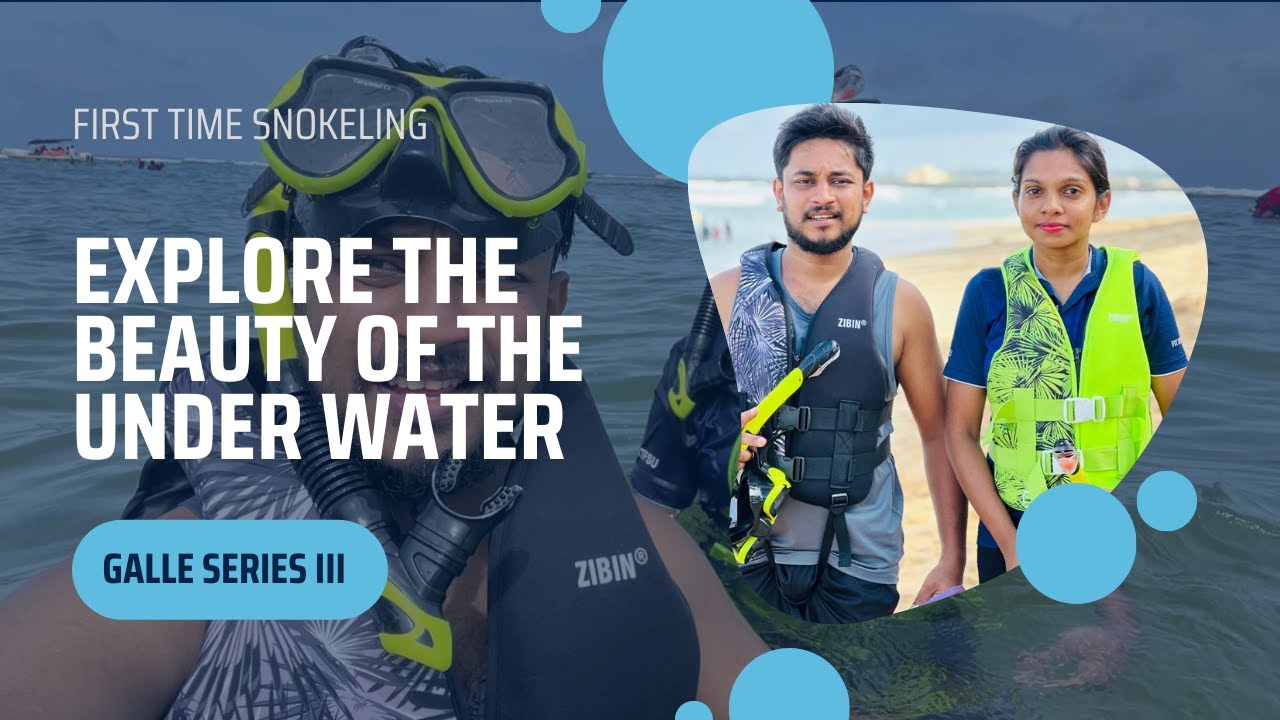 වෙනම ලෝකෙකට ගියා | Snorkeling In Sri Lanka | Hikkaduwa