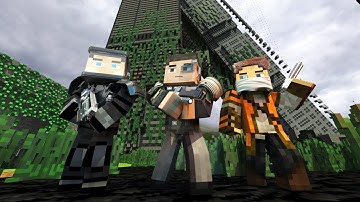 Minecraft Zombie Apocalypse Movie Part 3
