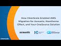 How ClearScale Enabled AWS Migration for Acoustic, Hawthorne Effect, and Your OneSource Solution