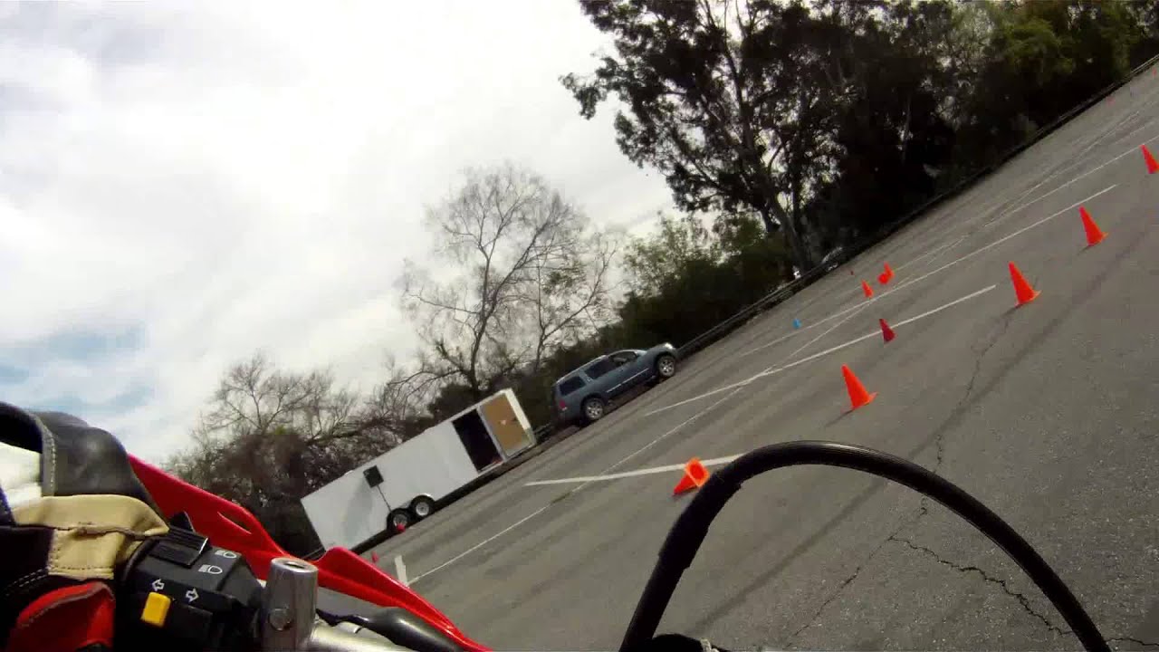 Moto Gymkhana Practice Course 2 February 22nd 2014 YouTube