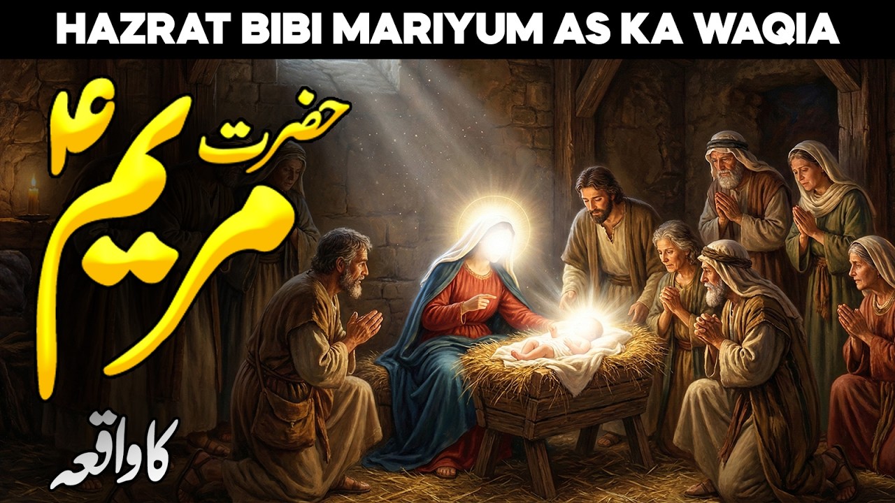 Hazrat Maryam Ka Waqia | Maryam Bint Imran Story | Isa Ibn Maryam | Surah Maryam | Faysal Islamic