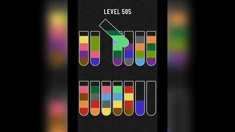 Water sort puzzle level 585
