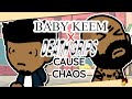 Capture de la vidéo Basically Baby Keem & Death Grips "Cause Havoc" In 1 Minute