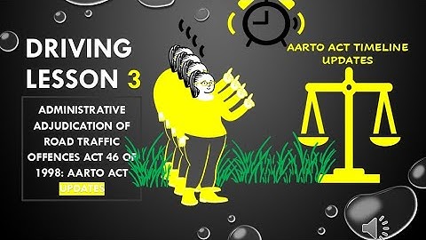Be ready. Be informed.AARTO ACT implementation UPDATES. Don