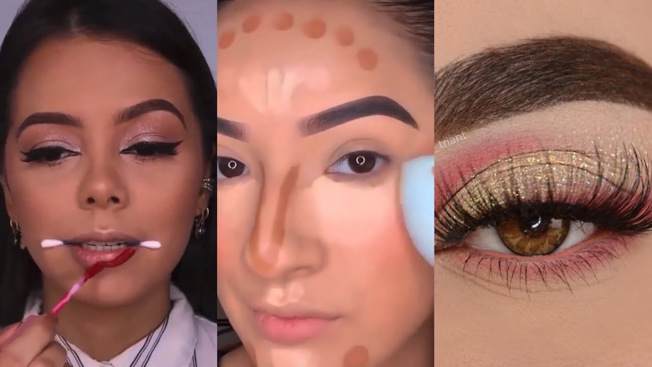 حيل مكياج رائعة من التيك توك لم تريها من قبل /فن الرسم على الوجه  🔥😍💄Tiktok makeup hacks#makeup