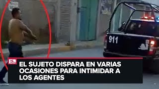 Hombre en Ecatepec desarma a policía para liberar a detenido