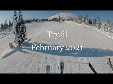 Trysil - Turistsenteret - 62 (blue) & 77 (red) - February 2021