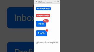 #9 Bootstrap Badges ॥ Bootstrap for Beginners #bootstraptutorial#basicofcoding#coding#bootstrapbadge