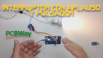 💡 Interruptor con aplauso sonido, pulsador y función desactivado de aplauso