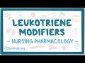 Leukotriene modifiers nursing pharmacology