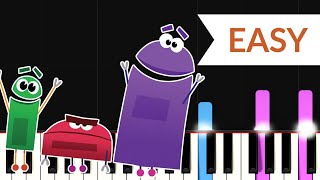 Miniatura del video "StoryBots Theme Song (EASY Piano Tutorial)"