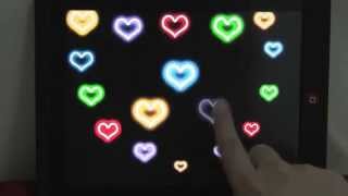 Art of Glow for iPhone/iPod/iPad - Tutorial 1 Heart Beat screenshot 2