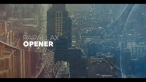 Parallax Opener (After Effects template)