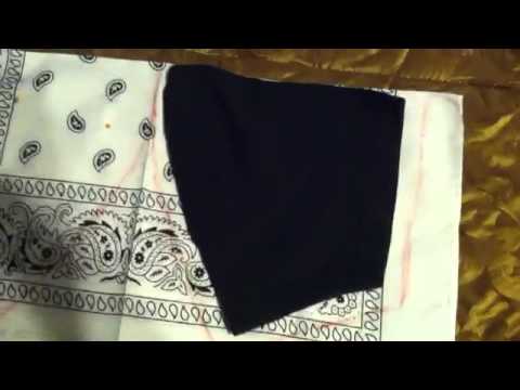Bandana Pattern Slleves diy t-shirt sleeves custom bandana sleeves easy - YouTube