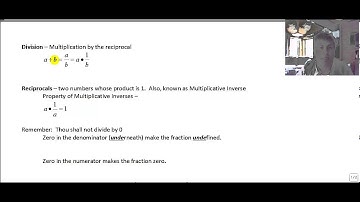 Sections 1.5-1.7 - Add, Subtract, Multiply, and Divide