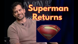 Henry Cavill speaks for the first time about his Superman return!