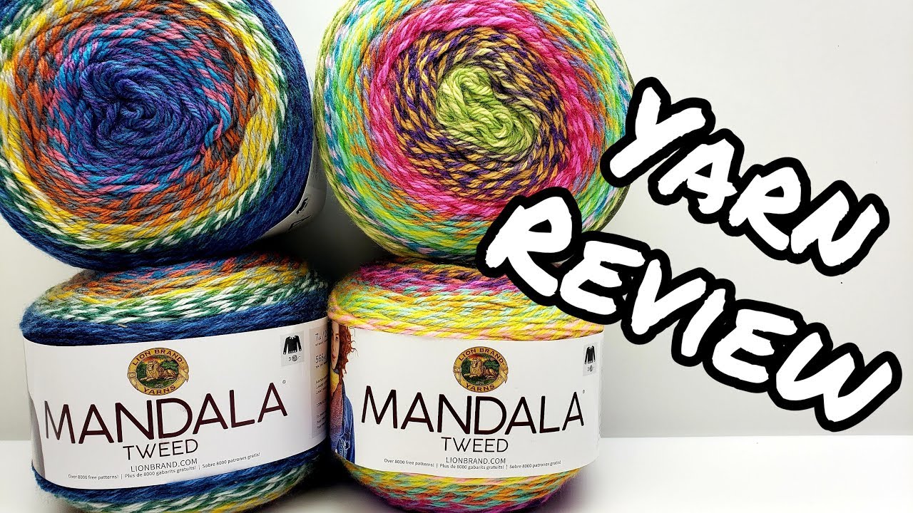 Lion brand Yarn Mandala Tweed Yarn Reviews Crochet Bag O Day