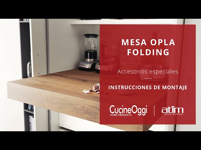 Mesa extraíble para mueble de cocina OPLA FOLDING