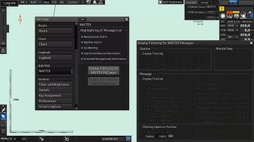 Capture 9   JRC ECDIS JAN 9201 7201 Video Training   Setting Menu   Logbook, Color and Brightness, S