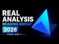 Real Analysis Reading Group Pugh Day 1