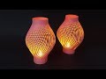 How to Make Paper Lantern for Decoration Ideas (Diwali and Christmas) | Night Lamp with Paper