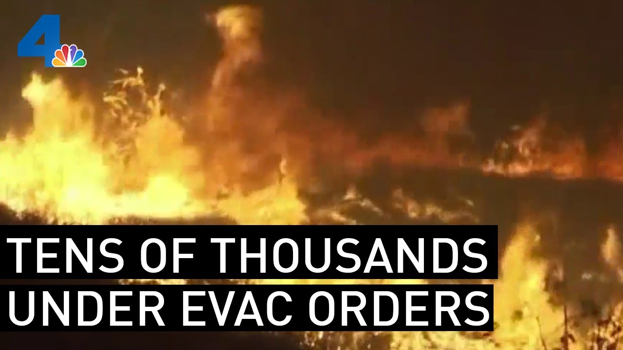 Silverado Fire Puts Tens of Thousands in Orange County Under Evacuation ...
