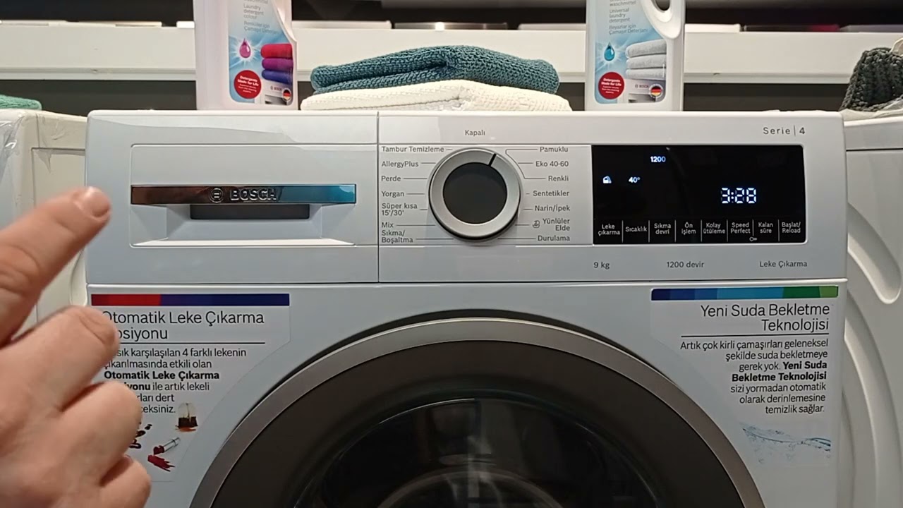 WGA142X1TR Serie | 4 Çamaşır Makinası 9 kg 1200 dev./dak.