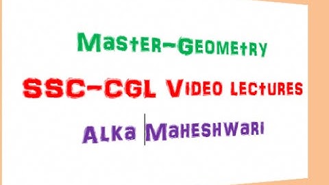 Paralles lines Geometry Video for SSC CGL prepartions